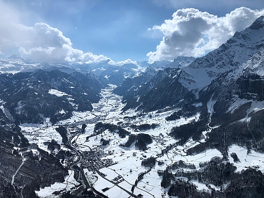 Great pictures from flight with TS in Switzerland